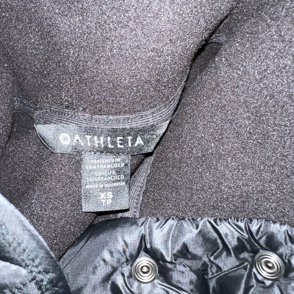 Athleta Black Teddy Jacket - Picture 2 of 6